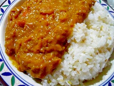 きゃべつたっぷり　豚ひきカレー